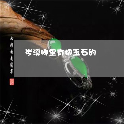 岑溪哪里有切玉石的/2023082773926