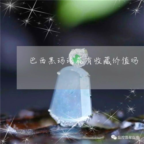 巴西黑玛瑙花有收藏价值吗/2023092307382