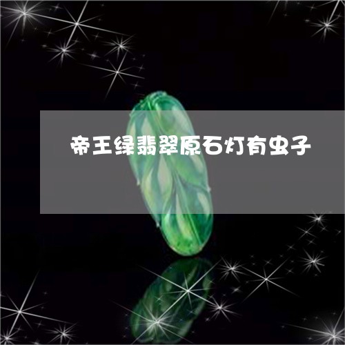 帝王绿翡翠原石灯有虫子/2023110741638