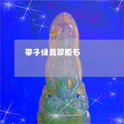 带子绿翡翠原石/2023082517038