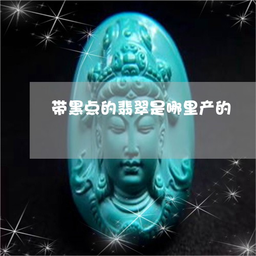 带黑点的翡翠是哪里产的/2023110719250