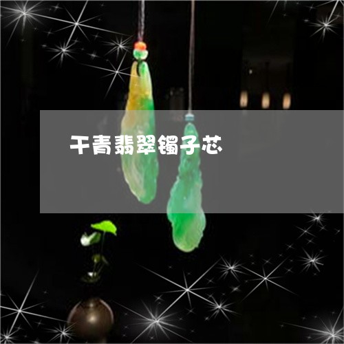 干青翡翠镯子芯/2023062460714