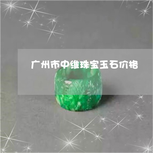 广州市中维珠宝玉石价格/2023071058361