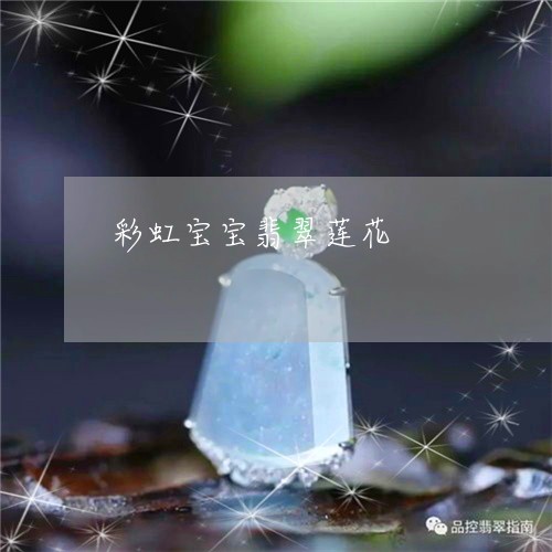 彩虹宝宝翡翠莲花/2023092319393