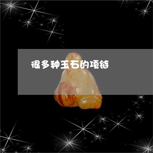 很多种玉石的项链/2023122096048