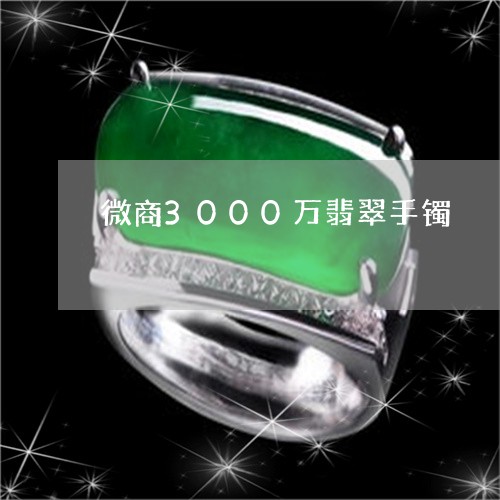 微商3000万翡翠手镯/2023091311704