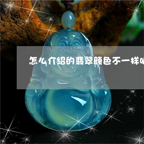 怎么介绍的翡翠颜色不一样呢/2023112450583