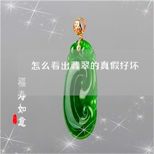 怎么看出翡翠的真假好坏/2023091474814