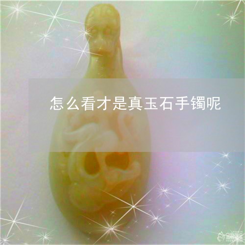 怎么看才是真玉石手镯呢/2023091410524