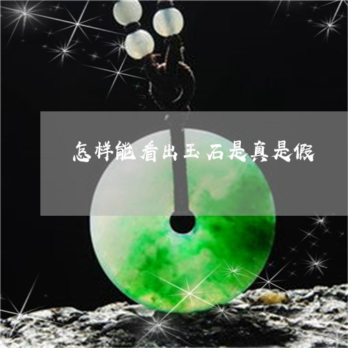 怎样能看出玉石是真是假/2023071062705