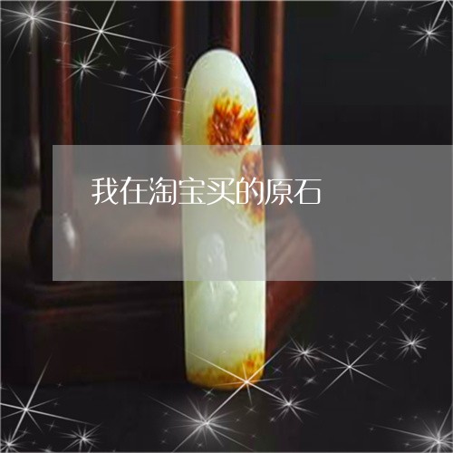 我在淘宝买的原石/2023122014248