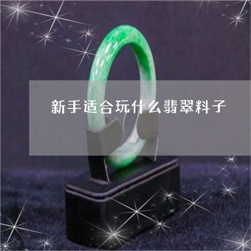 新手适合玩什么翡翠料子/2023070923816