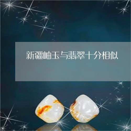 新疆岫玉与翡翠十分相似/2023052164835