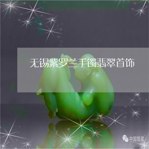 无锡紫罗兰手镯翡翠首饰/2023052186159