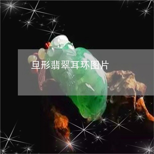 旦形翡翠耳环图片/2023122151594