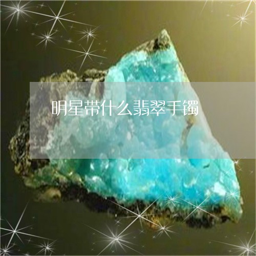 明星带什么翡翠手镯/2023082785726