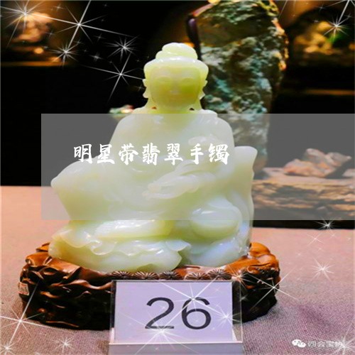 明星带翡翠手镯/2023062391714