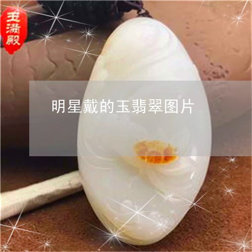 明星戴的玉翡翠图片/2023082705271