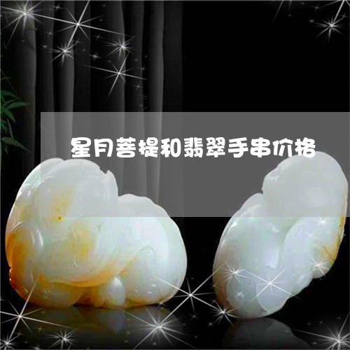 星月菩提和翡翠手串价格/2023070949462