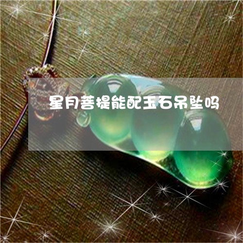 星月菩提能配玉石吊坠吗/2023070939493