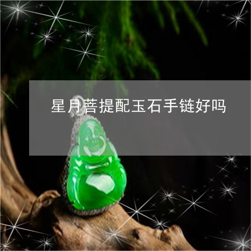 星月菩提配玉石手链好吗/2023070962826