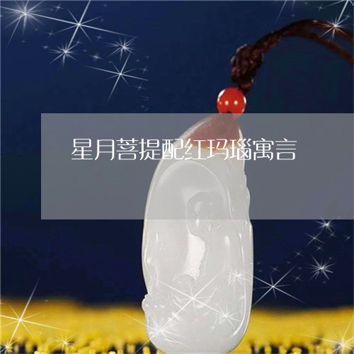 星月菩提配红玛瑙寓言/2023110612695