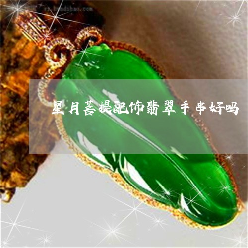 星月菩提配饰翡翠手串好吗/2023073138159