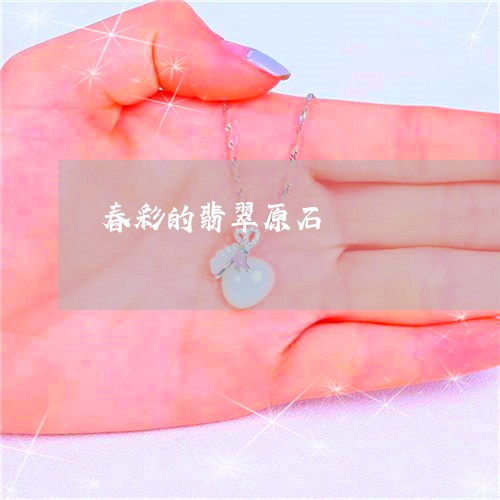 春彩的翡翠原石/2023062349572