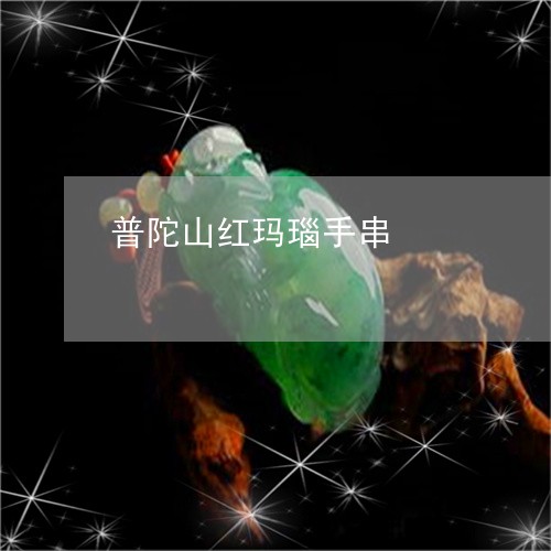 普陀山红玛瑙手串/2023071548361