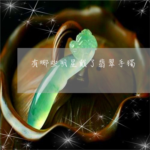 有哪些明星戴了翡翠手镯/2023052027369