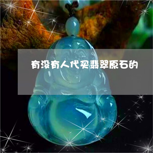 有没有人代买翡翠原石的/2023051967050