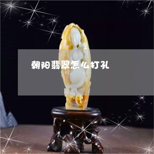 朝阳翡翠怎么打孔/2023071482713