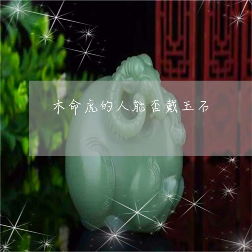 木命虎的人能否戴玉石/2023081386037