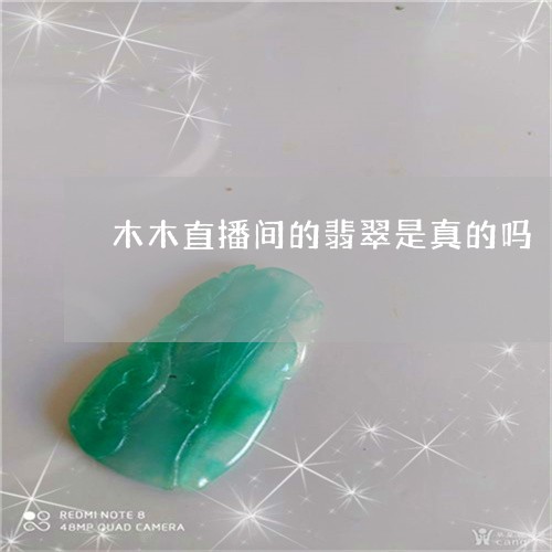 木木直播间的翡翠是真的吗/2023060961826