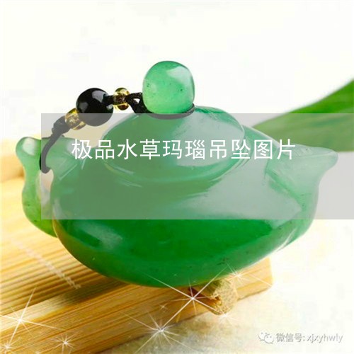 极品水草玛瑙吊坠图片/2023081314047