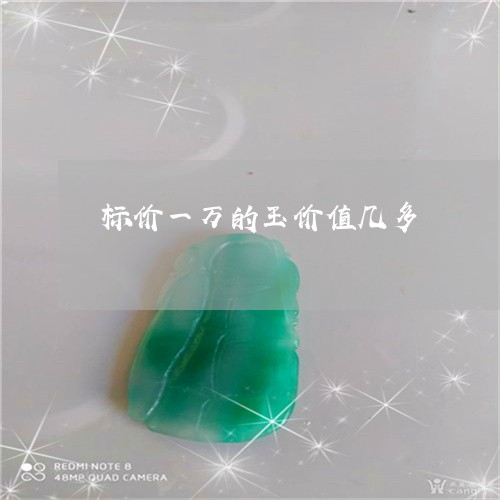 标价一万的玉价值几多/2023051165146