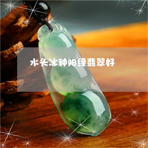 水头冰种阳绿翡翠好/2023031911607