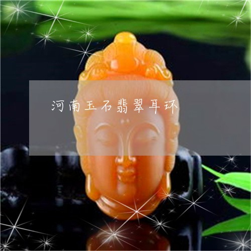 河南玉石翡翠耳环/2023121982037