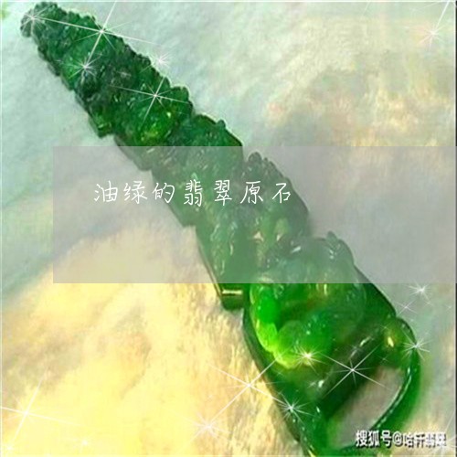 油绿的翡翠原石/2023081438581