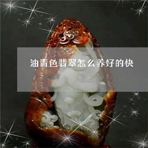 油青色翡翠怎么养好的快/2023051965359