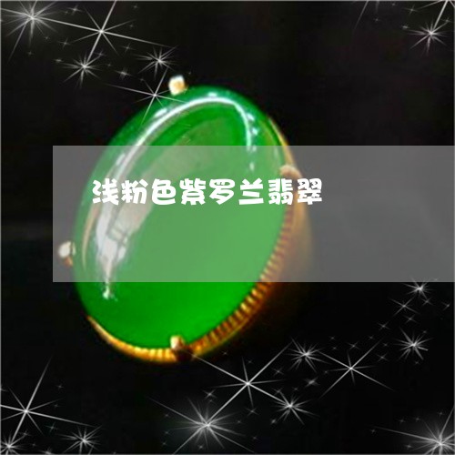 浅粉色紫罗兰翡翠/2023071461514