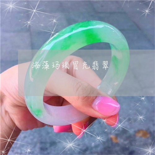 海藻玛瑙冒充翡翠/2023071470737