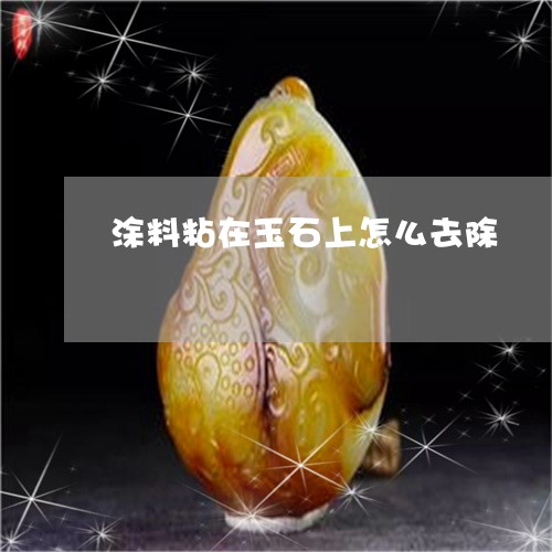 涂料粘在玉石上怎么去除/2023110383817