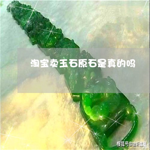 淘宝卖玉石原石是真的吗/2023052043948