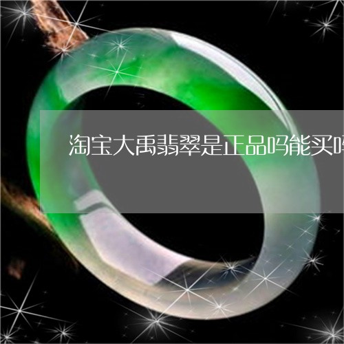 淘宝大禹翡翠是正品吗能买吗/2023112368171