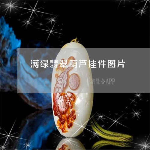 满绿翡翠葫芦挂件图片/2023092867150