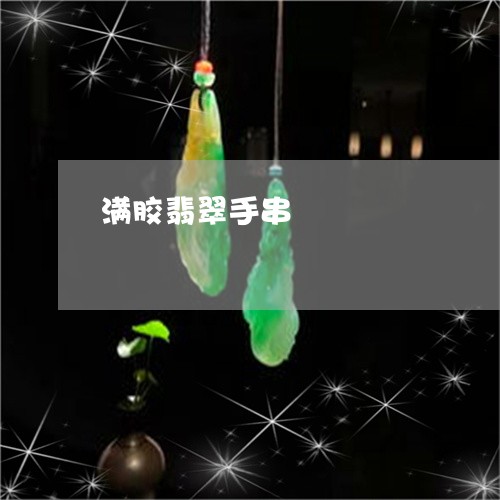 满胶翡翠手串/2023031623725