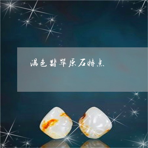 满色翡翠原石特点/2023061798503