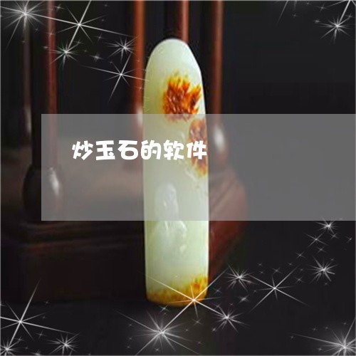 炒玉石的软件/2023031639492