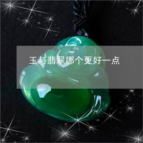 玉与翡翠哪个更好一点/2023092879283